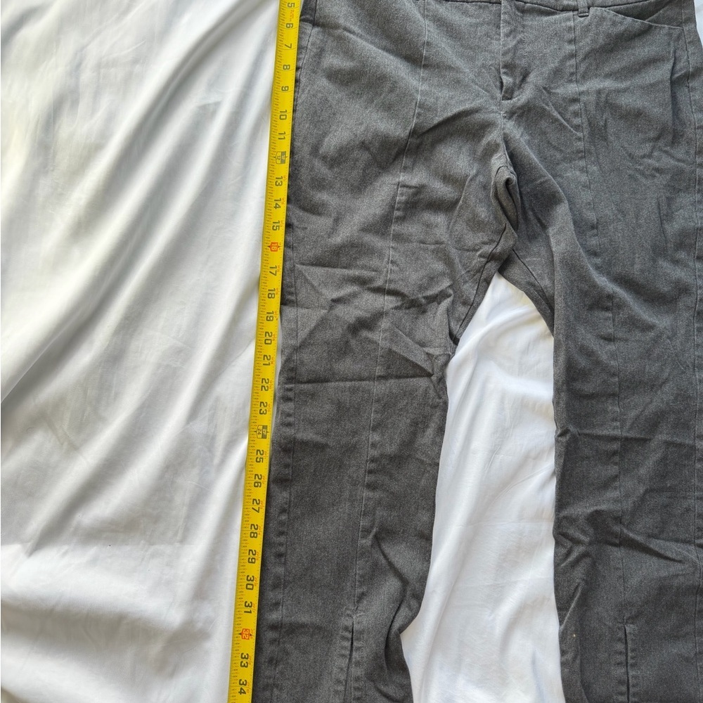 Gray Slim Fit Trousers - Picture 5 of 8